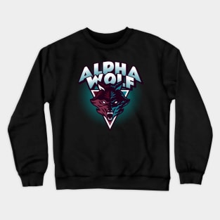 Alpha wolf art Crewneck Sweatshirt